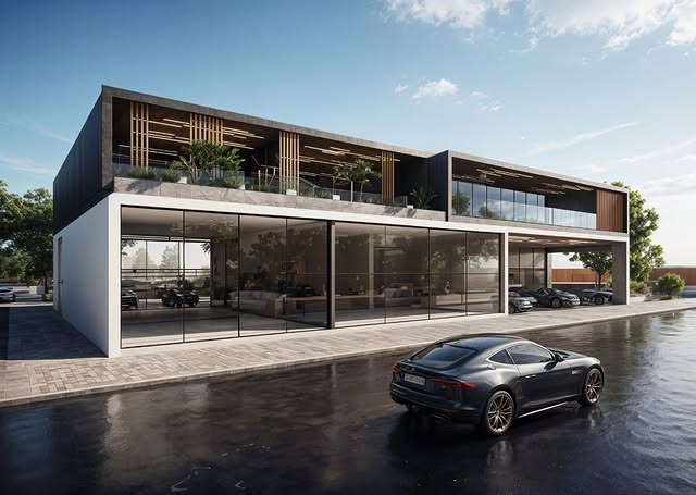 Modern showroom